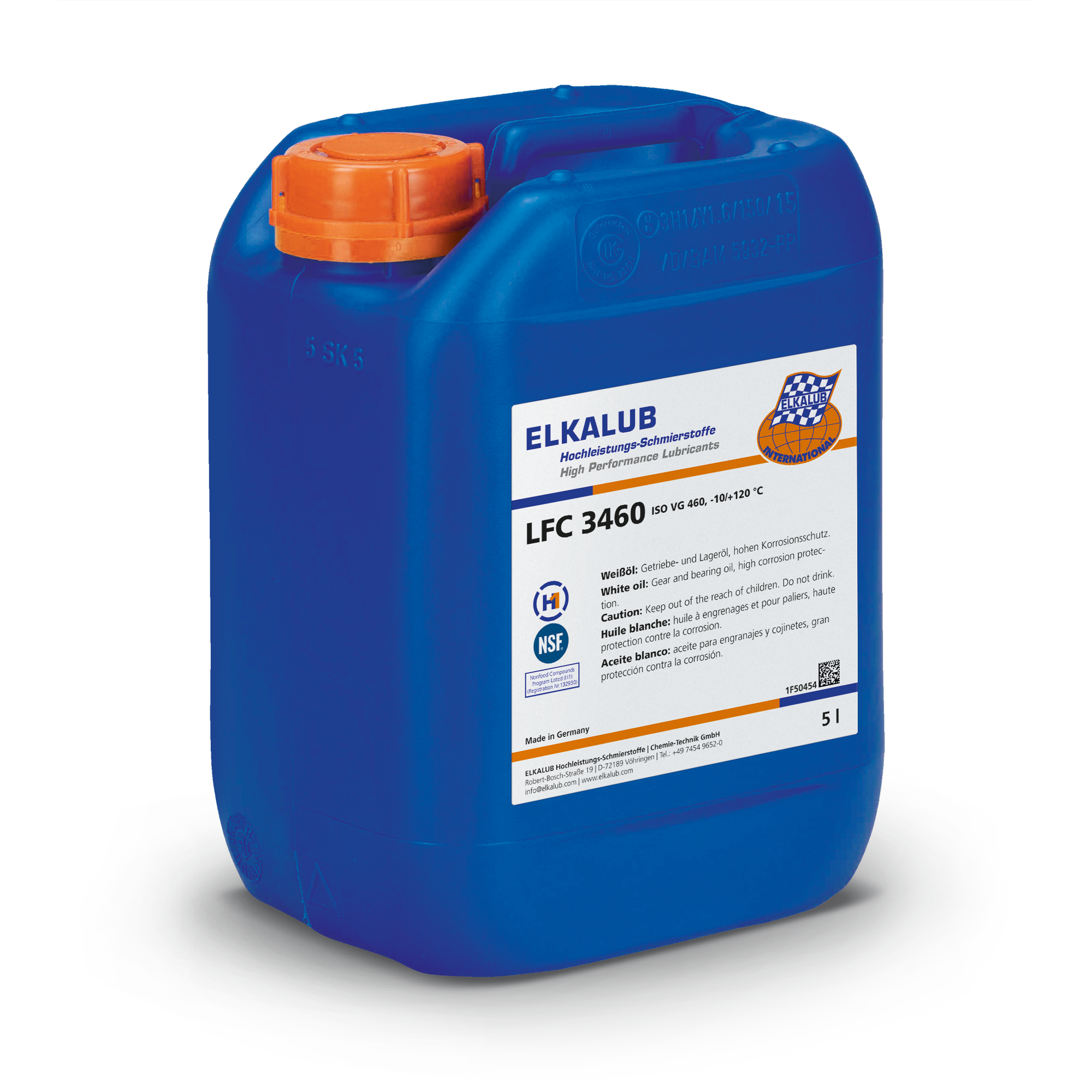 ELKALUB LFC 3460 H1 White Oil