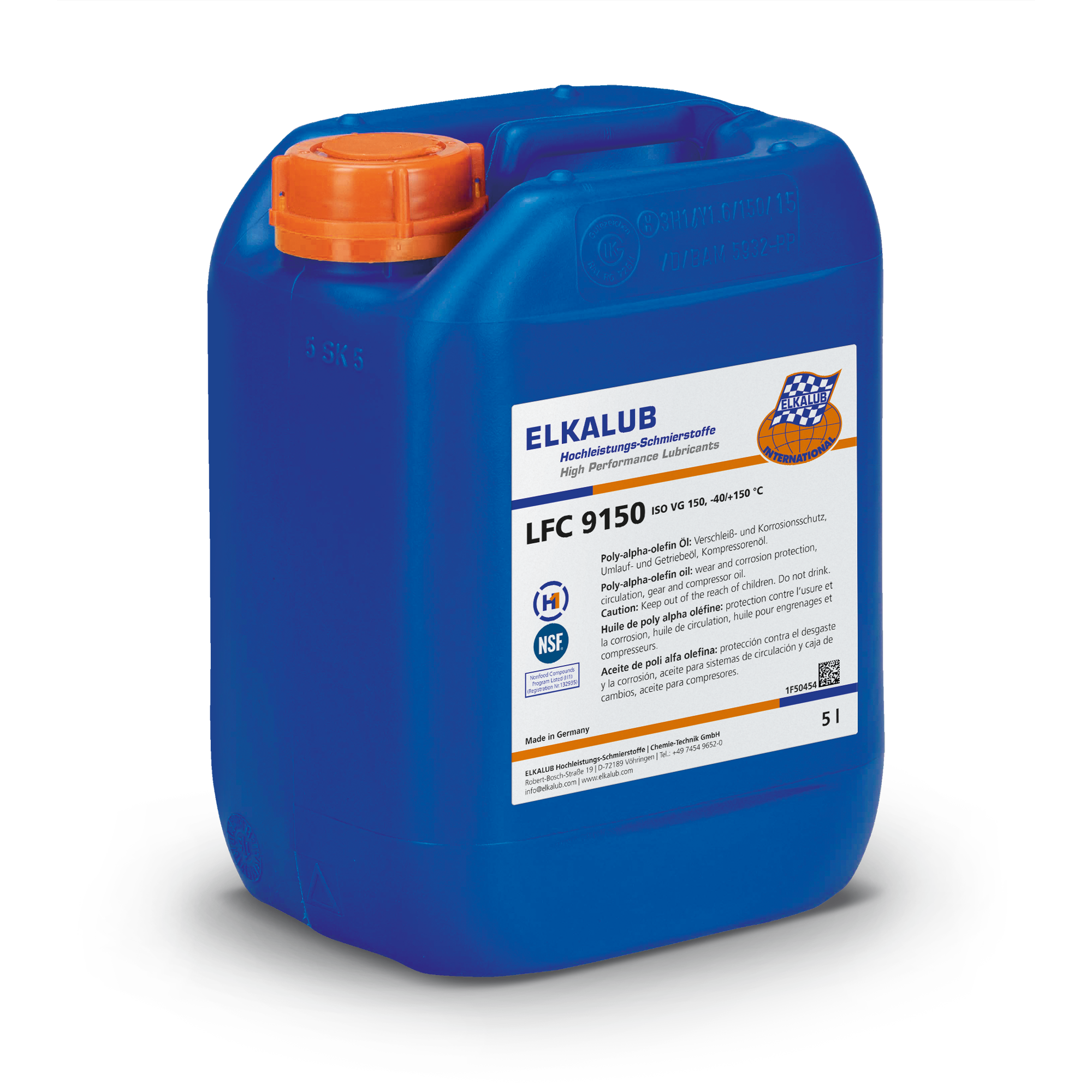 ELKALUB LFC 9150 H1 PAO Oil